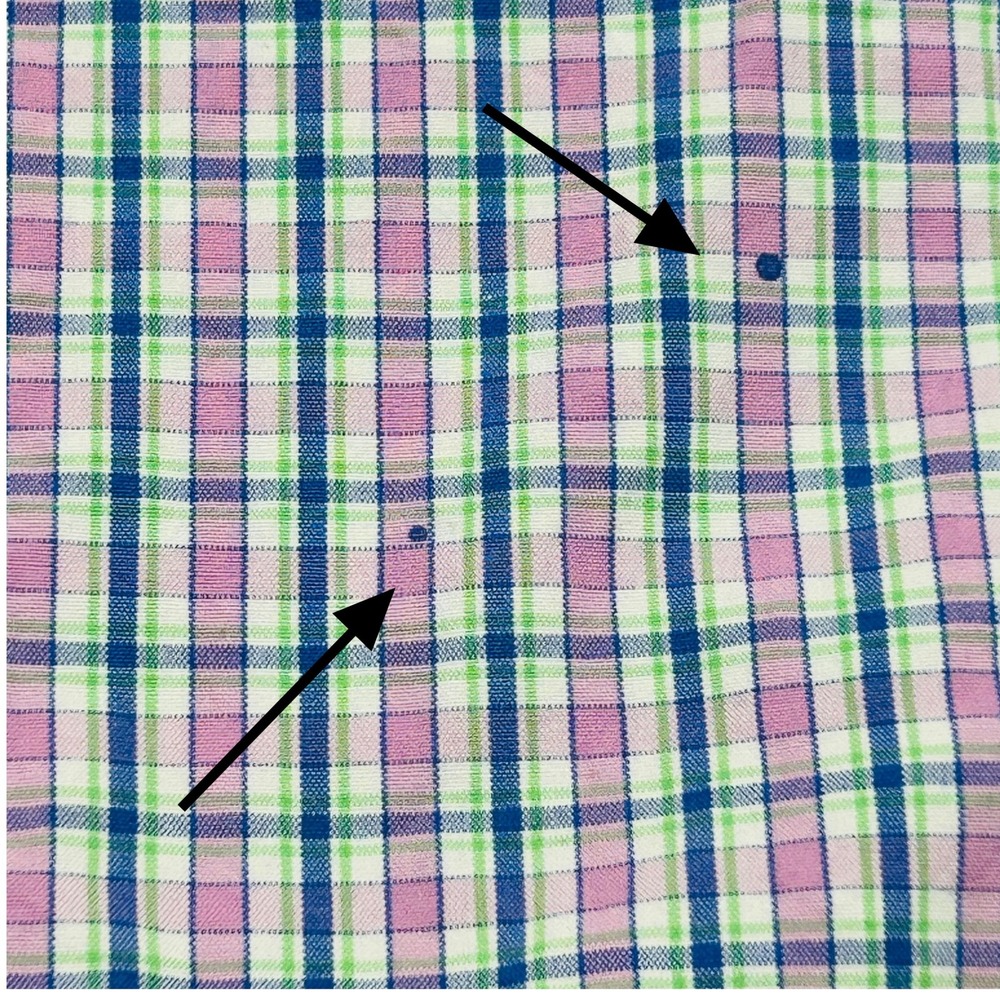 Ralph Lauren Classic Fit Shirt Mens XLT Tall Pink Blue Plaid Short Sleeve Preppy - Picture 6 of 9